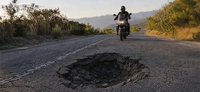 A Pothole Causes You to Crash. Can You Sue the Government?